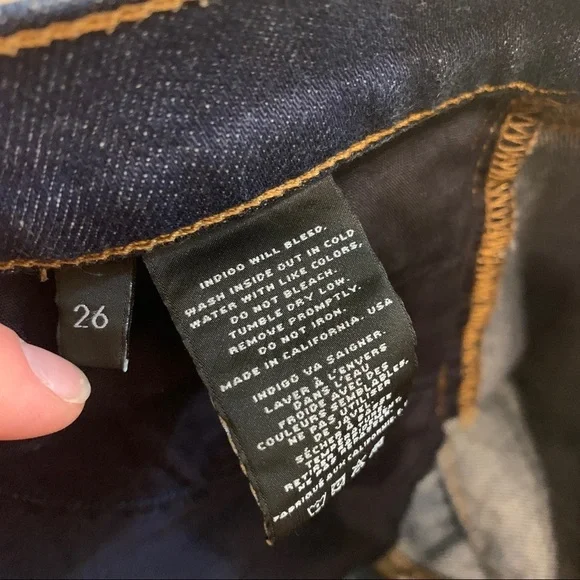 J Brand Jake Skinny Boyfriend Dark Side Jeans 26 - Picture 13 of 15